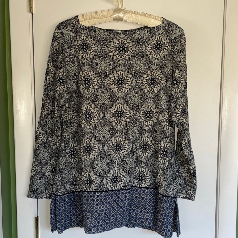 J. Jill Patterned Tunic Blouse